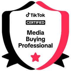 TikTok Certified Media Buying Professional badge